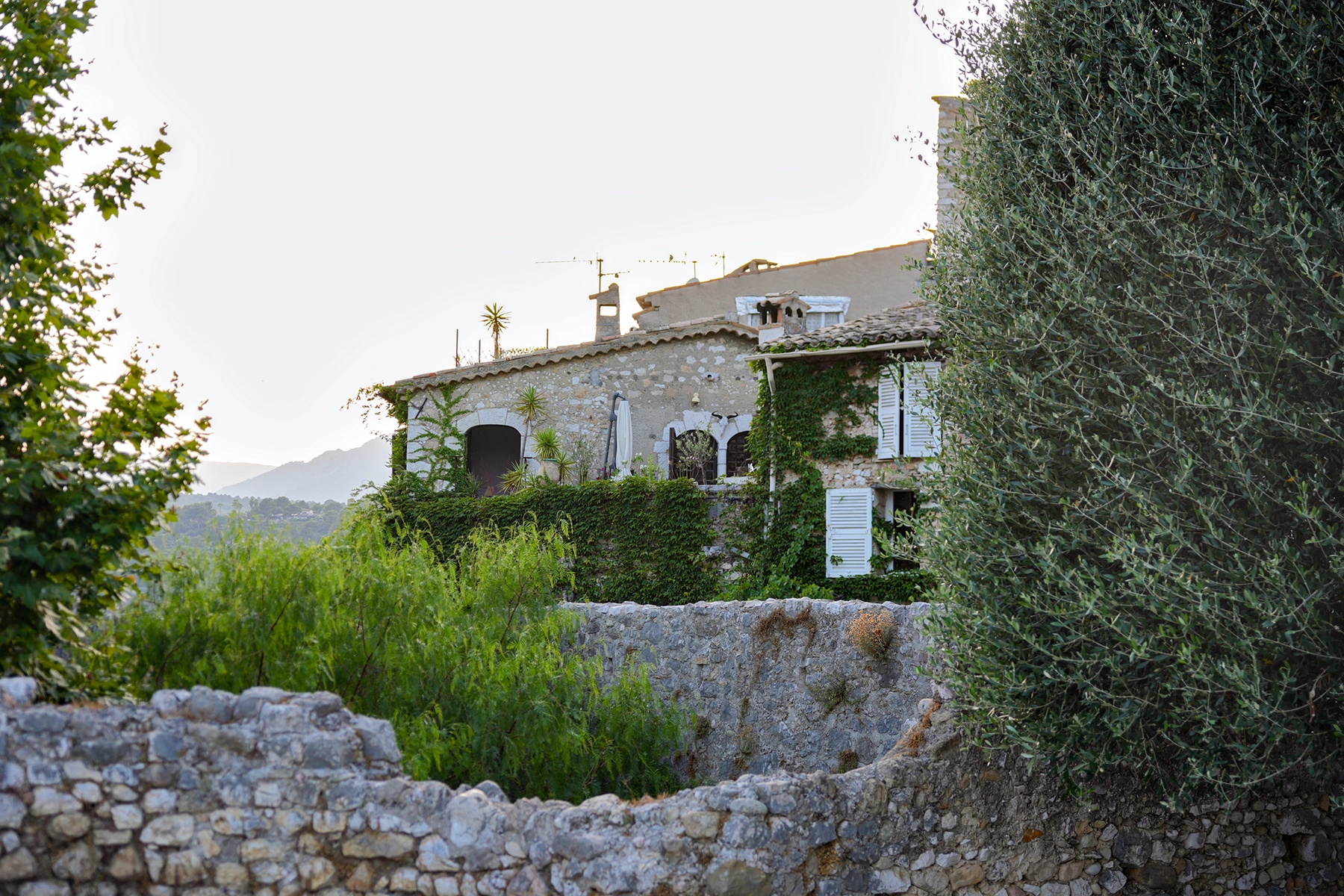 Architecture en pierre et environnement végétal — spécificités locales de Biot et Sophia Antipolis